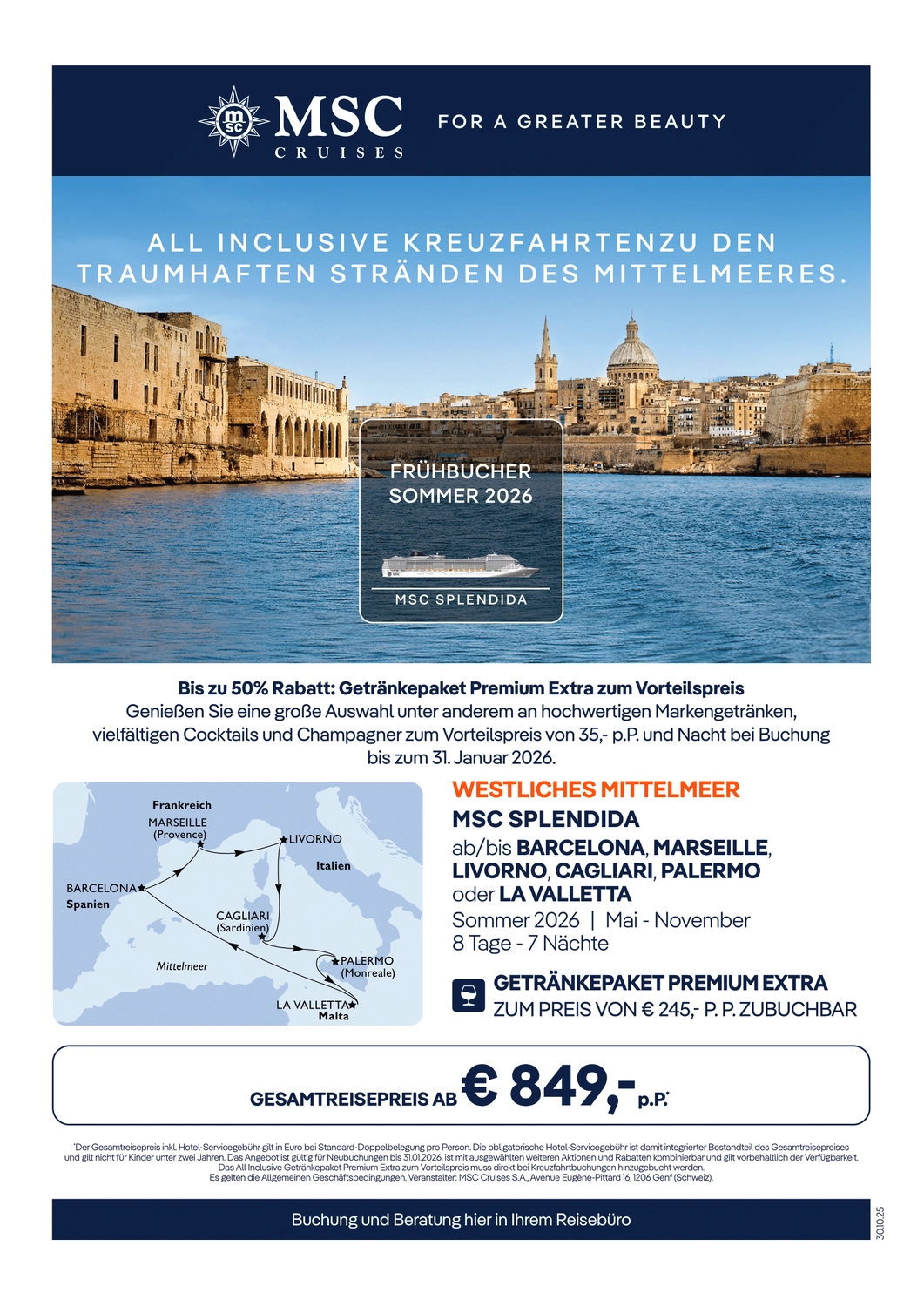 Kreuzfahrten, Cruceros, Cruises